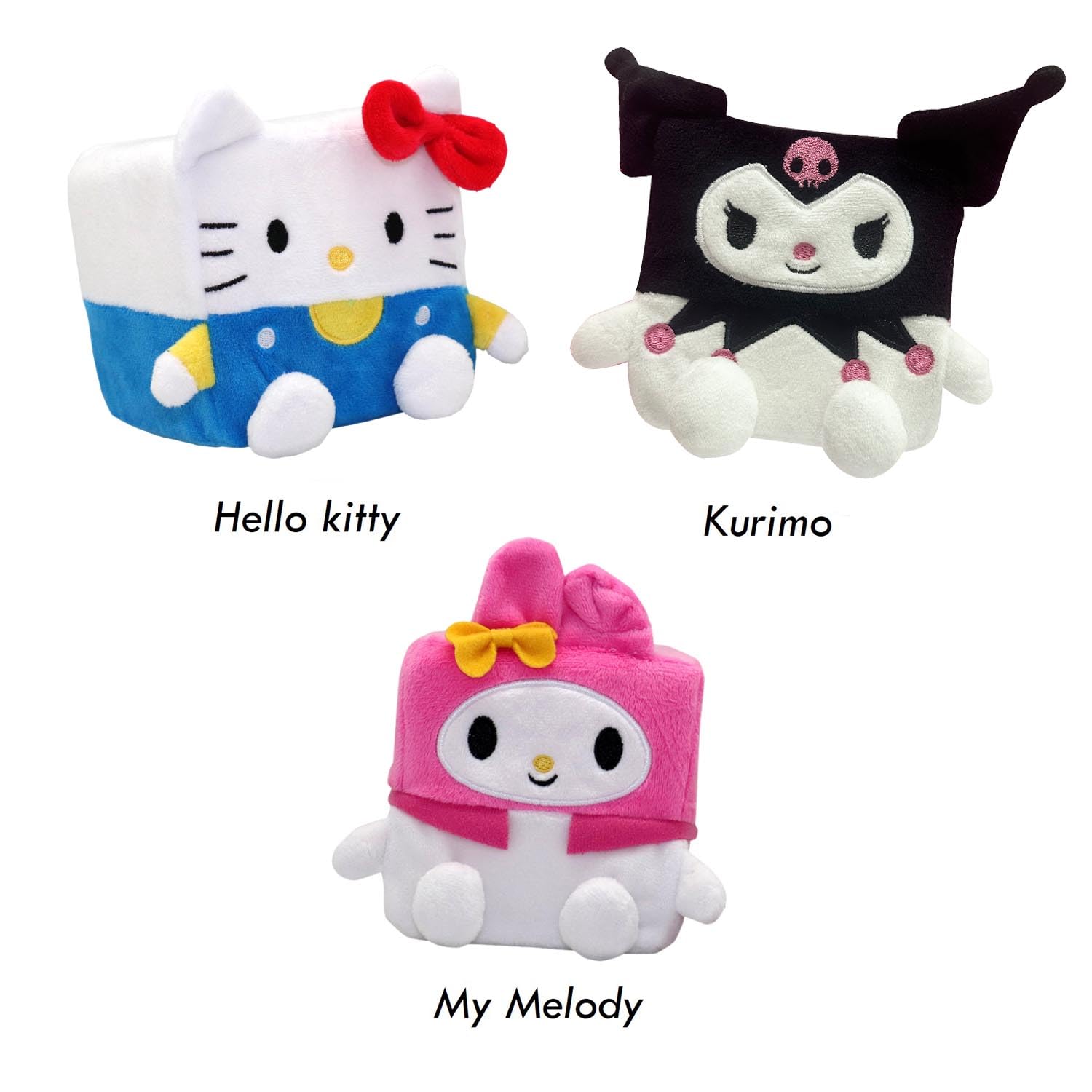 Amazon.com: Hello Kitty, Cubeez HKT202 Kuromi Soft Toy for